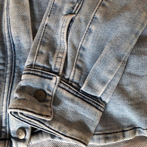 Denim Zip-up Blazer - Picture 5 of 10